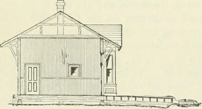 An illustration from Buildings and structures of American railroads. A reference book for railroad managers, superintendents, master mechanics, engineers, architects, and students, 1893, leaf 292