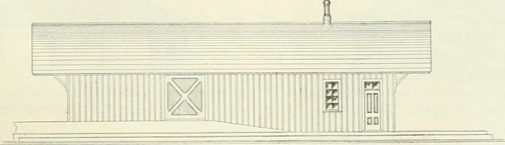 An illustration from Buildings and structures of American railroads. A reference book for railroad managers, superintendents, master mechanics, engineers, architects, and students, 1893, leaf 294