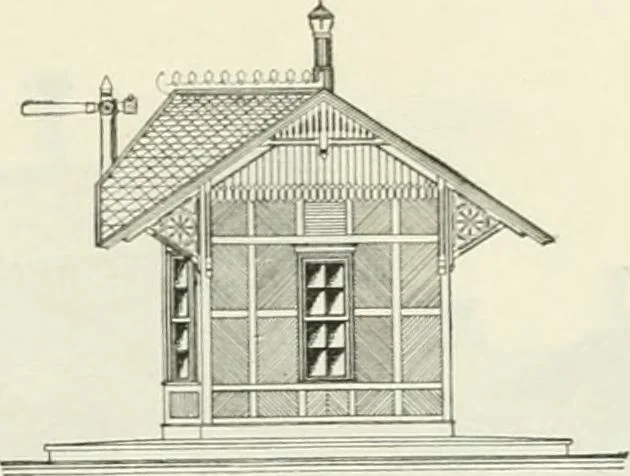 An illustration from Buildings and structures of American railroads. A reference book for railroad managers, superintendents, master mechanics, engineers, architects, and students, 1893, leaf 304
