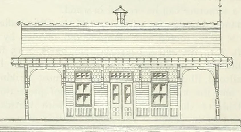 An illustration from Buildings and structures of American railroads. A reference book for railroad managers, superintendents, master mechanics, engineers, architects, and students, 1893, leaf 305