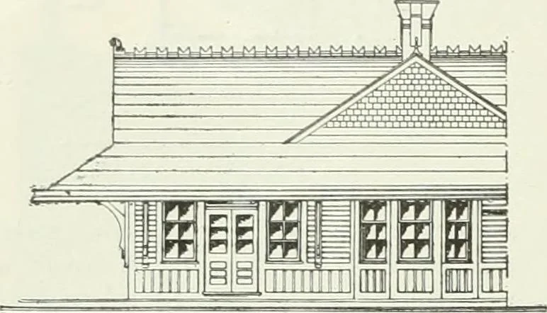An illustration from Buildings and structures of American railroads. A reference book for railroad managers, superintendents, master mechanics, engineers, architects, and students, 1893, leaf 307