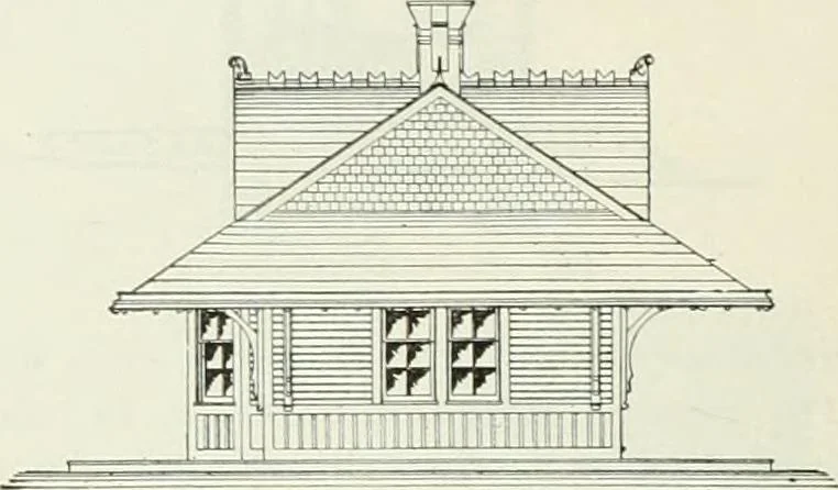 An illustration from Buildings and structures of American railroads. A reference book for railroad managers, superintendents, master mechanics, engineers, architects, and students, 1893, leaf 307