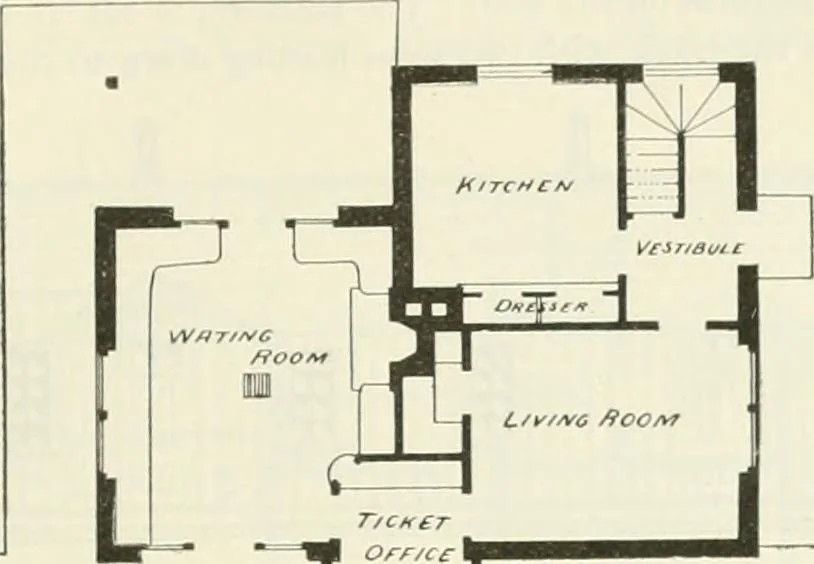 An illustration from Buildings and structures of American railroads. A reference book for railroad managers, superintendents, master mechanics, engineers, architects, and students, 1893, leaf 310