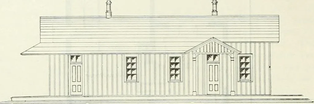 An illustration from Buildings and structures of American railroads. A reference book for railroad managers, superintendents, master mechanics, engineers, architects, and students, 1893, leaf 311