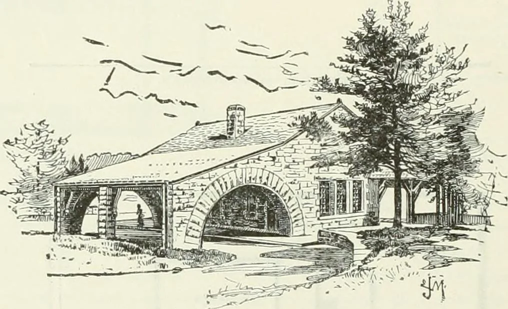 An illustration from Buildings and structures of American railroads. A reference book for railroad managers, superintendents, master mechanics, engineers, architects, and students, 1893, leaf 313