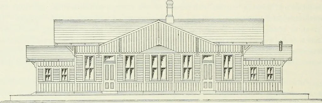 An illustration from Buildings and structures of American railroads. A reference book for railroad managers, superintendents, master mechanics, engineers, architects, and students, 1893, leaf 323