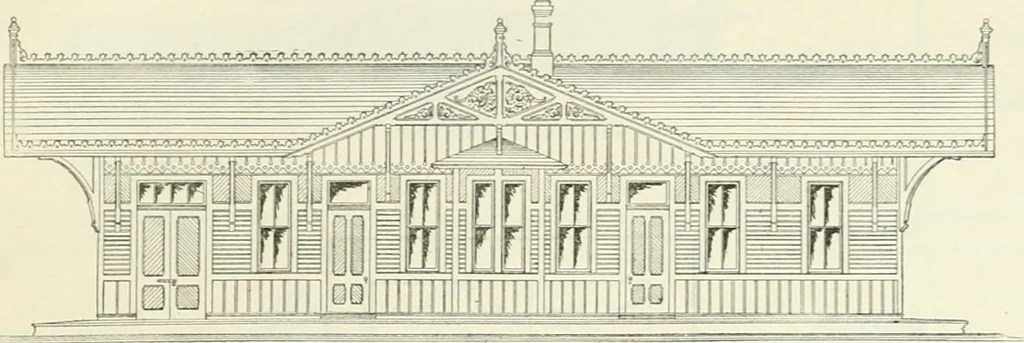 An illustration from Buildings and structures of American railroads. A reference book for railroad managers, superintendents, master mechanics, engineers, architects, and students, 1893, leaf 324
