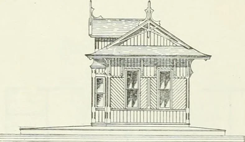 An illustration from Buildings and structures of American railroads. A reference book for railroad managers, superintendents, master mechanics, engineers, architects, and students, 1893, leaf 325