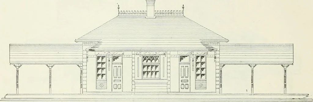 An illustration from Buildings and structures of American railroads. A reference book for railroad managers, superintendents, master mechanics, engineers, architects, and students, 1893, leaf 335
