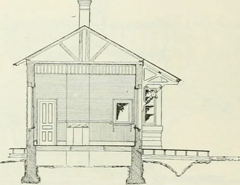 An illustration from Buildings and structures of American railroads. A reference book for railroad managers, superintendents, master mechanics, engineers, architects, and students, 1893, leaf 335