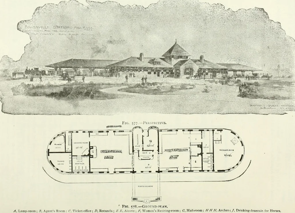 An illustration from Buildings and structures of American railroads. A reference book for railroad managers, superintendents, master mechanics, engineers, architects, and students, 1893, leaf 347