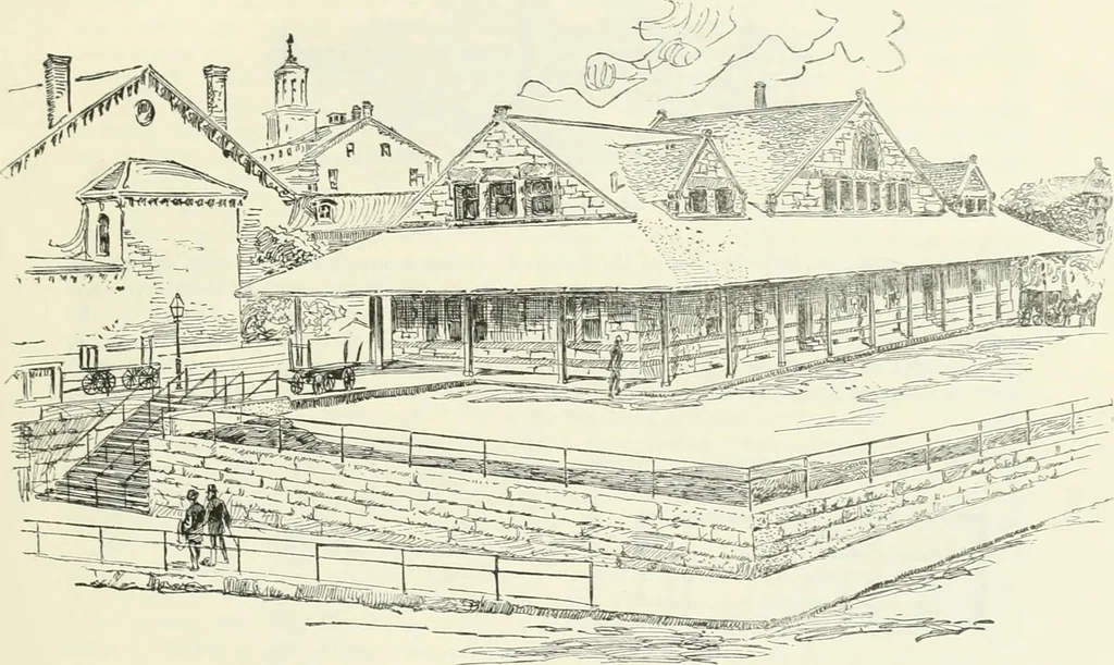 An illustration from Buildings and structures of American railroads. A reference book for railroad managers, superintendents, master mechanics, engineers, architects, and students, 1893, leaf 360