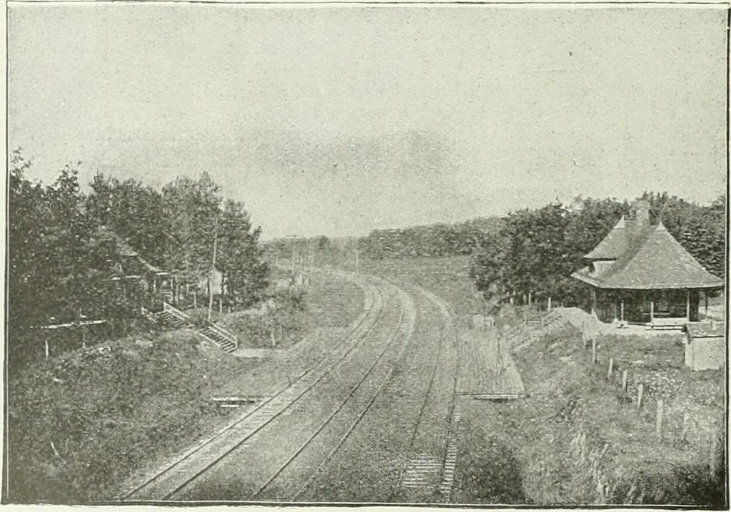 An illustration from Buildings and structures of American railroads. A reference book for railroad managers, superintendents, master mechanics, engineers, architects, and students, 1893, leaf 365