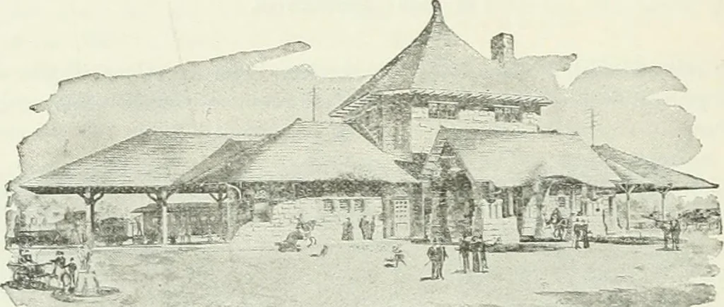 An illustration from Buildings and structures of American railroads. A reference book for railroad managers, superintendents, master mechanics, engineers, architects, and students, 1893, leaf 367