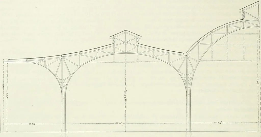An illustration from Buildings and structures of American railroads. A reference book for railroad managers, superintendents, master mechanics, engineers, architects, and students, 1893, leaf 459
