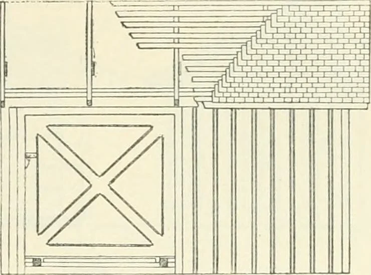 An illustration from Buildings and structures of American railroads. A reference book for railroad managers, superintendents, master mechanics, engineers, architects, and students, 1893, leaf 46