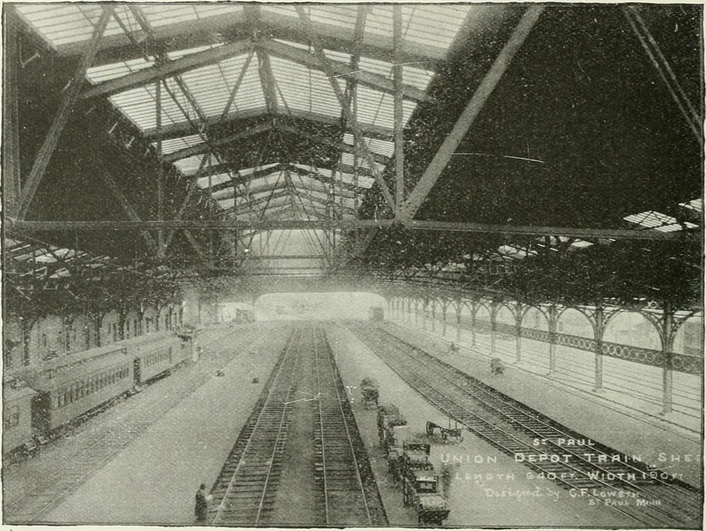 An illustration from Buildings and structures of American railroads. A reference book for railroad managers, superintendents, master mechanics, engineers, architects, and students, 1893, leaf 467