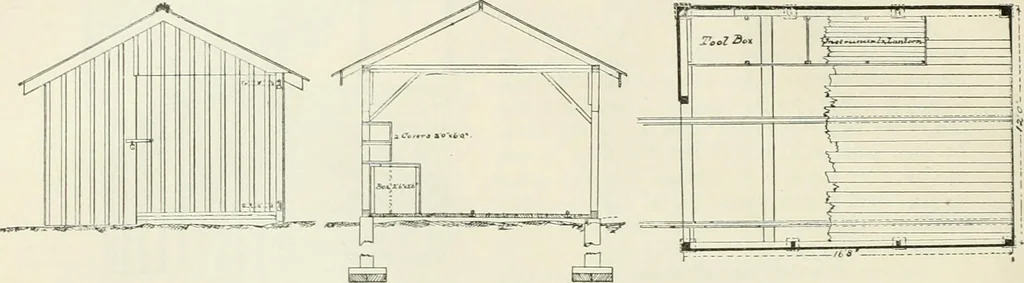 An illustration from Buildings and structures of American railroads. A reference book for railroad managers, superintendents, master mechanics, engineers, architects, and students, 1893, leaf 47