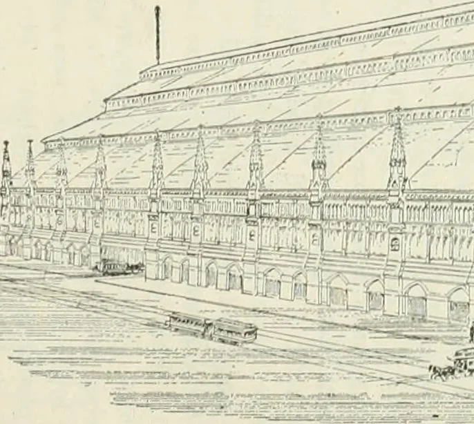 An illustration from Buildings and structures of American railroads. A reference book for railroad managers, superintendents, master mechanics, engineers, architects, and students, 1893, leaf 481