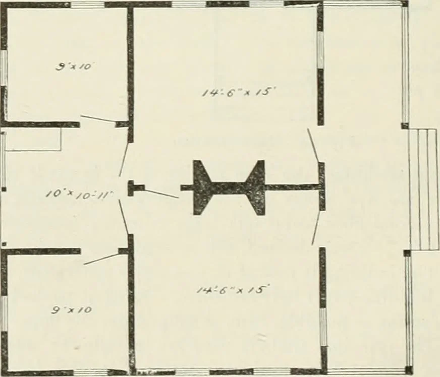 An illustration from Buildings and structures of American railroads. A reference book for railroad managers, superintendents, master mechanics, engineers, architects, and students, 1893, leaf 57