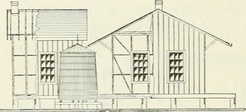 An illustration from Buildings and structures of American railroads. A reference book for railroad managers, superintendents, master mechanics, engineers, architects, and students, 1893, leaf 59
