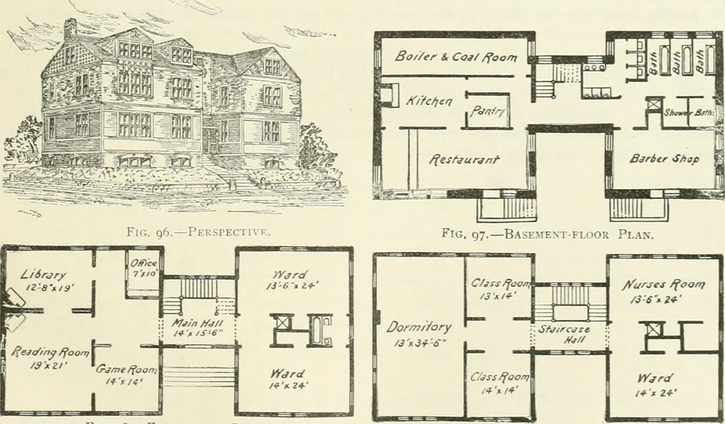An illustration from Buildings and structures of American railroads. A reference book for railroad managers, superintendents, master mechanics, engineers, architects, and students, 1893, leaf 68