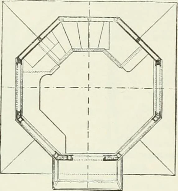 An illustration from Buildings and structures of American railroads. A reference book for railroad managers, superintendents, master mechanics, engineers, architects, and students, 1893, leaf 79