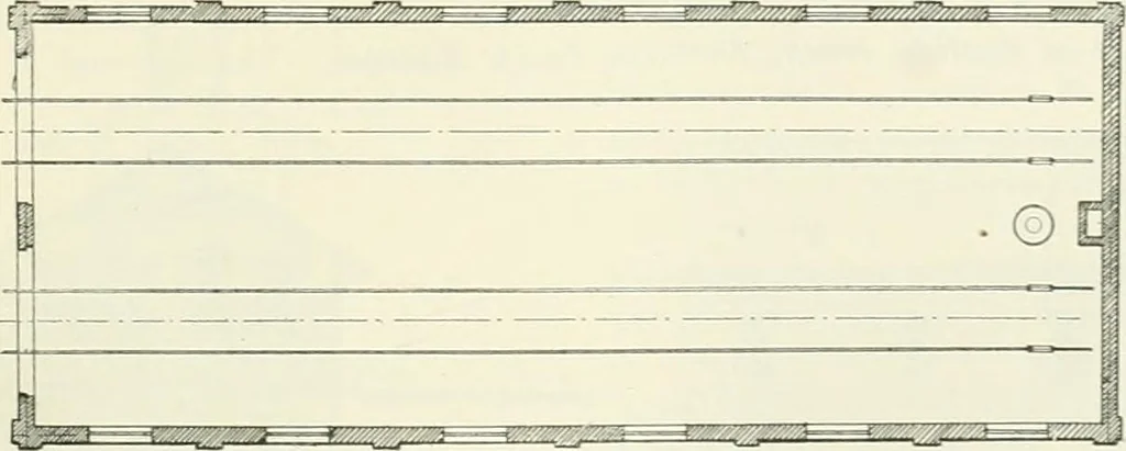 An illustration from Buildings and structures of American railroads. A reference book for railroad managers, superintendents, master mechanics, engineers, architects, and students, 1893, leaf 84