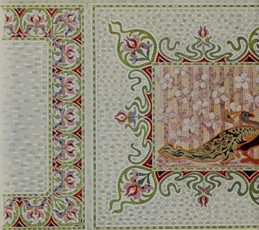 An illustration from Building stone, lathing, plastering, and tiling, common brickwork, ornamental brickwork and terra cotta : lighting fixtures, use and design of lighting fixtures, architectural design, 1909, leaf 111