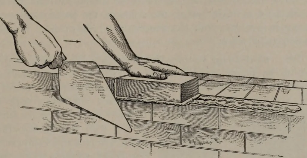 An illustration from Building stone, lathing, plastering, and tiling, common brickwork, ornamental brickwork and terra cotta : lighting fixtures, use and design of lighting fixtures, architectural design, 1909, leaf 144