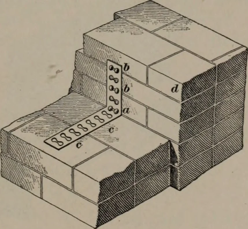 An illustration from Building stone, lathing, plastering, and tiling, common brickwork, ornamental brickwork and terra cotta : lighting fixtures, use and design of lighting fixtures, architectural design, 1909, leaf 156