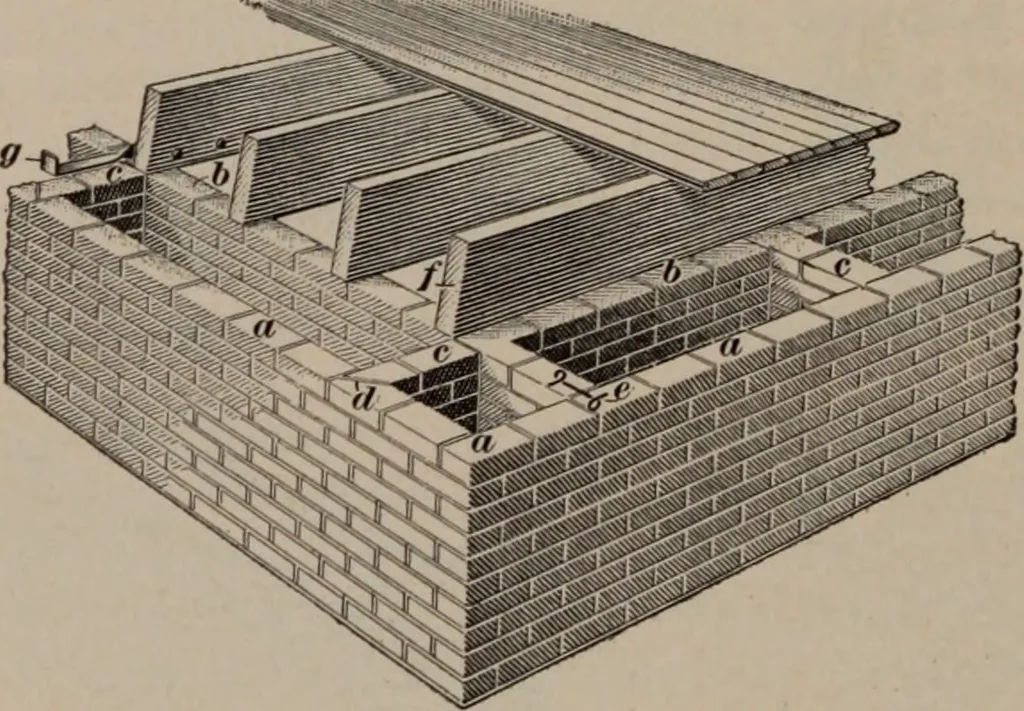 An illustration from Building stone, lathing, plastering, and tiling, common brickwork, ornamental brickwork and terra cotta : lighting fixtures, use and design of lighting fixtures, architectural design, 1909, leaf 159
