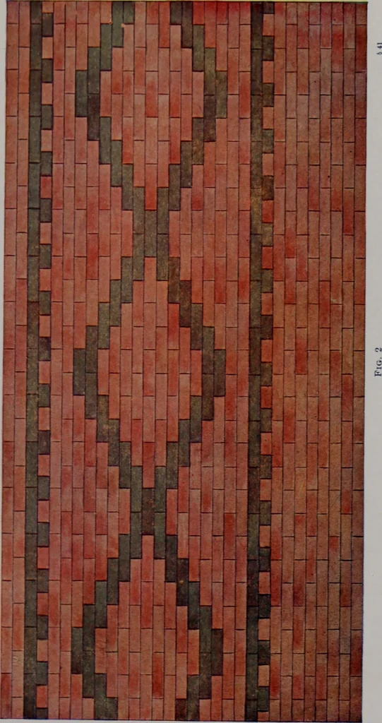 An illustration from Building stone, lathing, plastering, and tiling, common brickwork, ornamental brickwork and terra cotta : lighting fixtures, use and design of lighting fixtures, architectural design, 1909, leaf 212