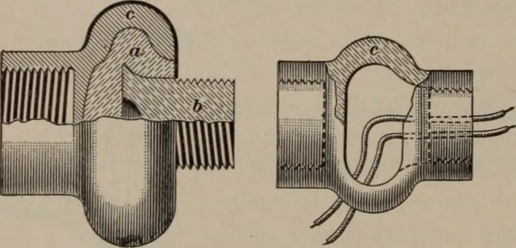 An illustration from Building stone, lathing, plastering, and tiling, common brickwork, ornamental brickwork and terra cotta : lighting fixtures, use and design of lighting fixtures, architectural design, 1909, leaf 261