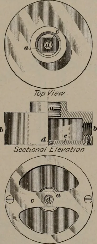 An illustration from Building stone, lathing, plastering, and tiling, common brickwork, ornamental brickwork and terra cotta : lighting fixtures, use and design of lighting fixtures, architectural design, 1909, leaf 284