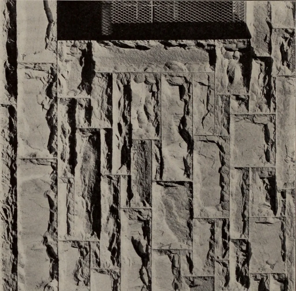 An illustration from Building stone, lathing, plastering, and tiling, common brickwork, ornamental brickwork and terra cotta : lighting fixtures, use and design of lighting fixtures, architectural design, 1909, leaf 29