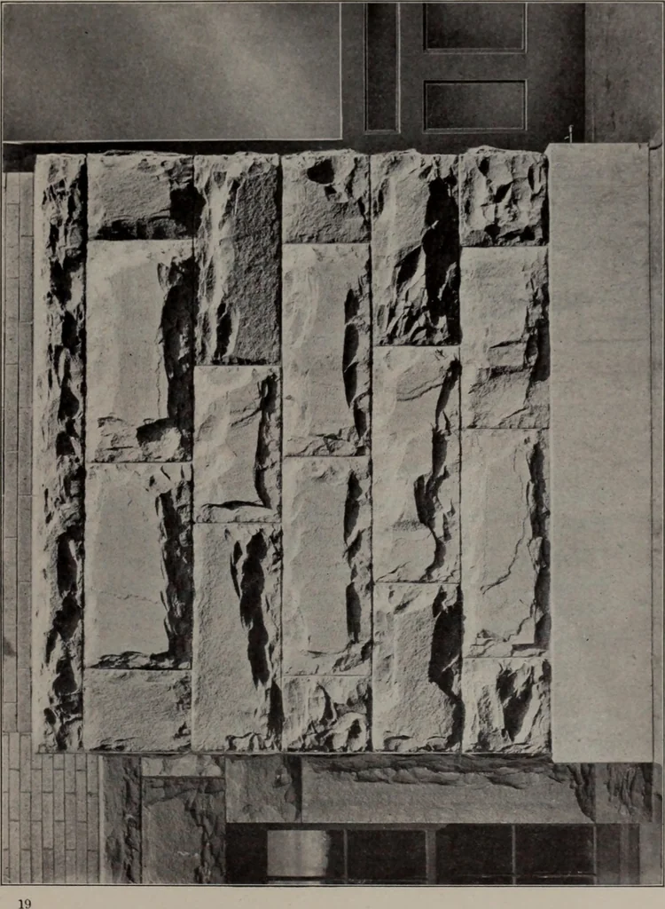 An illustration from Building stone, lathing, plastering, and tiling, common brickwork, ornamental brickwork and terra cotta : lighting fixtures, use and design of lighting fixtures, architectural design, 1909, leaf 30