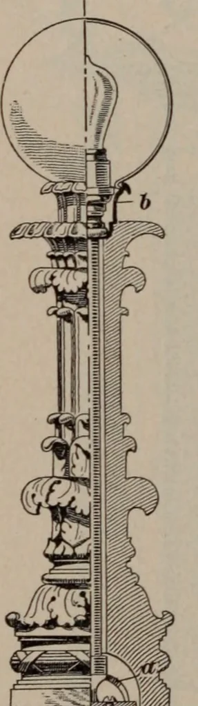 An illustration from Building stone, lathing, plastering, and tiling, common brickwork, ornamental brickwork and terra cotta : lighting fixtures, use and design of lighting fixtures, architectural design, 1909, leaf 303