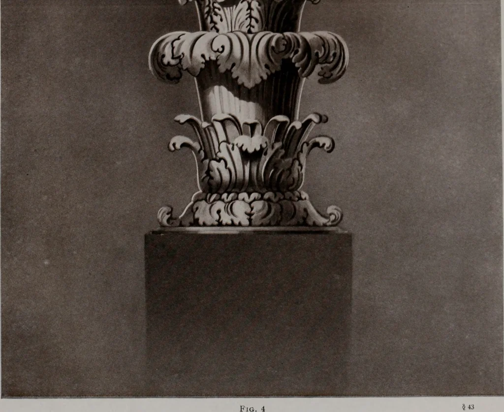 An illustration from Building stone, lathing, plastering, and tiling, common brickwork, ornamental brickwork and terra cotta : lighting fixtures, use and design of lighting fixtures, architectural design, 1909, leaf 352