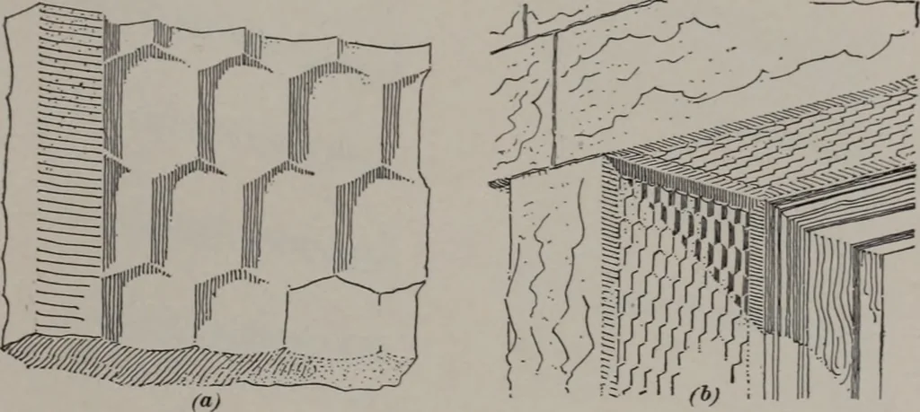 An illustration from Building stone, lathing, plastering, and tiling, common brickwork, ornamental brickwork and terra cotta : lighting fixtures, use and design of lighting fixtures, architectural design, 1909, leaf 38