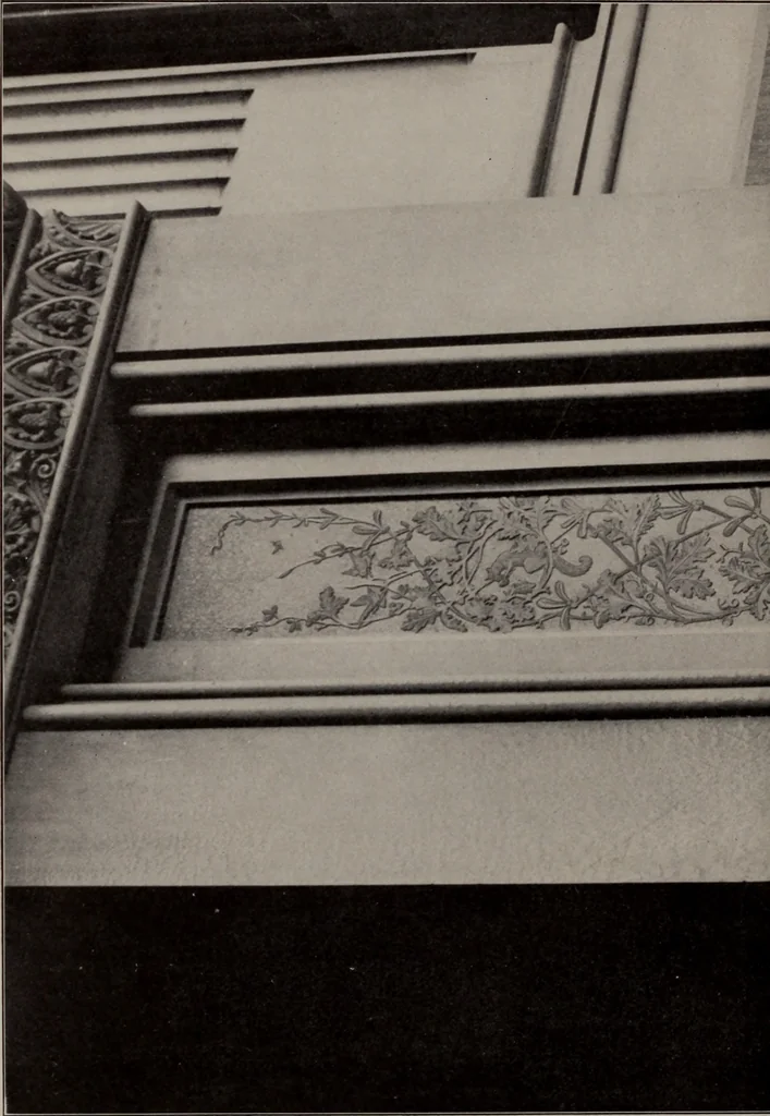 An illustration from Building stone, lathing, plastering, and tiling, common brickwork, ornamental brickwork and terra cotta : lighting fixtures, use and design of lighting fixtures, architectural design, 1909, leaf 47