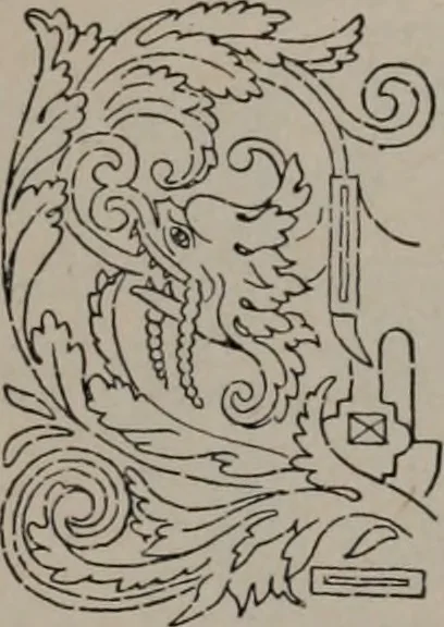 An illustration from Building stone, lathing, plastering, and tiling, common brickwork, ornamental brickwork and terra cotta : lighting fixtures, use and design of lighting fixtures, architectural design, 1909, leaf 482