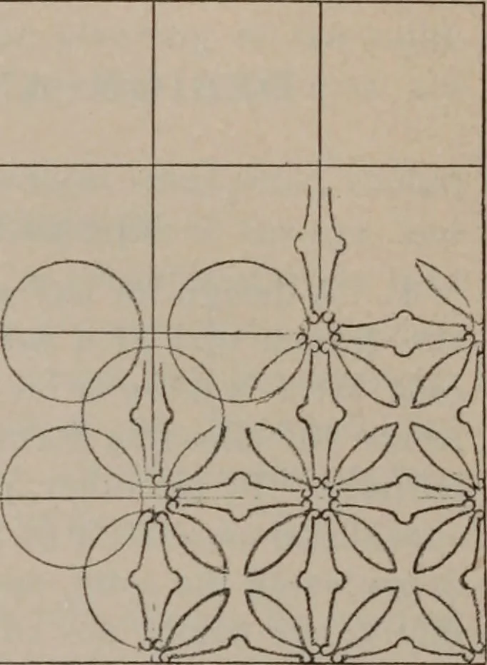 An illustration from Building stone, lathing, plastering, and tiling, common brickwork, ornamental brickwork and terra cotta : lighting fixtures, use and design of lighting fixtures, architectural design, 1909, leaf 495