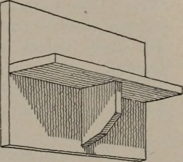 An illustration from Building stone, lathing, plastering, and tiling, common brickwork, ornamental brickwork and terra cotta : lighting fixtures, use and design of lighting fixtures, architectural design, 1909, leaf 496
