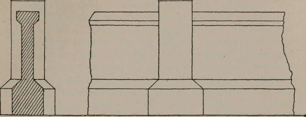 An illustration from Building stone, lathing, plastering, and tiling, common brickwork, ornamental brickwork and terra cotta : lighting fixtures, use and design of lighting fixtures, architectural design, 1909, leaf 498