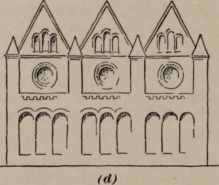 An illustration from Building stone, lathing, plastering, and tiling, common brickwork, ornamental brickwork and terra cotta : lighting fixtures, use and design of lighting fixtures, architectural design, 1909, leaf 515