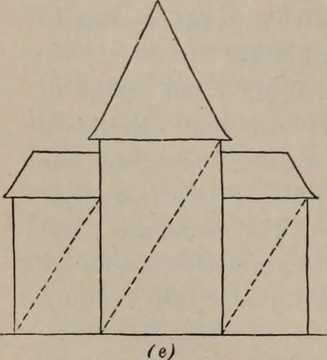 An illustration from Building stone, lathing, plastering, and tiling, common brickwork, ornamental brickwork and terra cotta : lighting fixtures, use and design of lighting fixtures, architectural design, 1909, leaf 515
