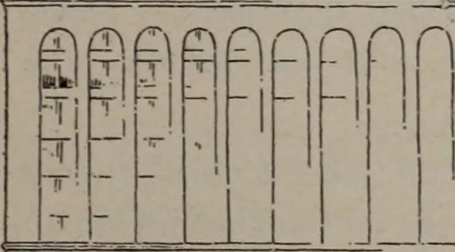 An illustration from Building stone, lathing, plastering, and tiling, common brickwork, ornamental brickwork and terra cotta : lighting fixtures, use and design of lighting fixtures, architectural design, 1909, leaf 518