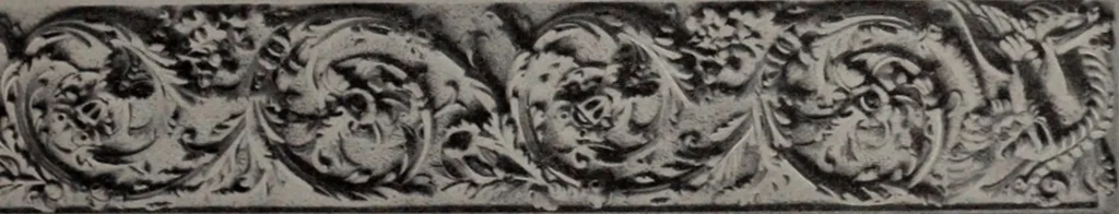 An illustration from Building stone, lathing, plastering, and tiling, common brickwork, ornamental brickwork and terra cotta : lighting fixtures, use and design of lighting fixtures, architectural design, 1909, leaf 52