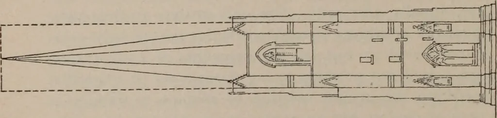 An illustration from Building stone, lathing, plastering, and tiling, common brickwork, ornamental brickwork and terra cotta : lighting fixtures, use and design of lighting fixtures, architectural design, 1909, leaf 525